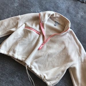 Fleece Forever 21 cropped sweatshirt